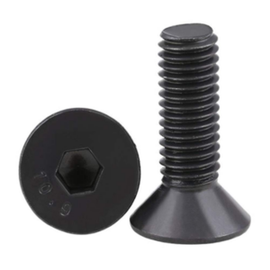 Tornillo Socket Negro Cabeza Plana MM